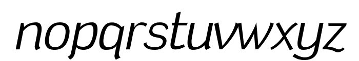 Tin Birdhouse Italic Font LOWERCASE