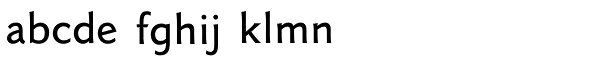 Tinman Pro DemiBold Font LOWERCASE