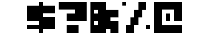 Tiny Box BlackBitA8 Font OTHER CHARS