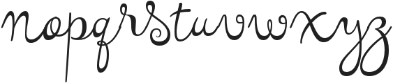 Tita Script Essential Tita Script Essential otf (400) Font LOWERCASE