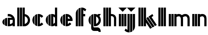 Titanick-Display Font LOWERCASE
