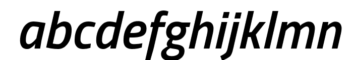 Titillium WebSemiBold Italic Font LOWERCASE