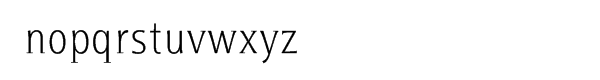 Titla Cyrillic + Western Condended Light Font LOWERCASE