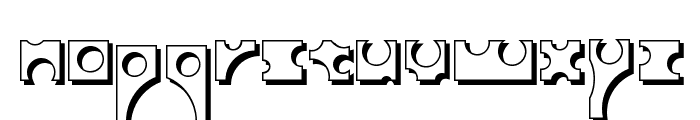 Toolego-Shadow Font LOWERCASE
