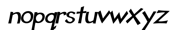Tooney Loons Bold Italic Font LOWERCASE