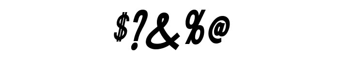 Tork Bold Italic Font OTHER CHARS