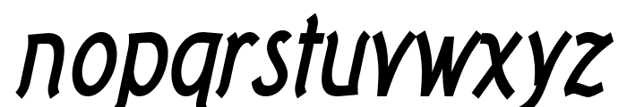 Tork-BoldItalic Font LOWERCASE