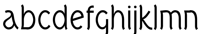 Tork-Regular Font LOWERCASE