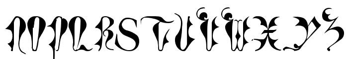 Tory Gothic Caps Font LOWERCASE