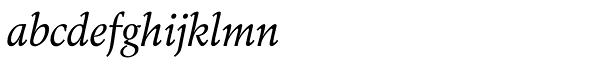 Toshna Book Italic Font LOWERCASE