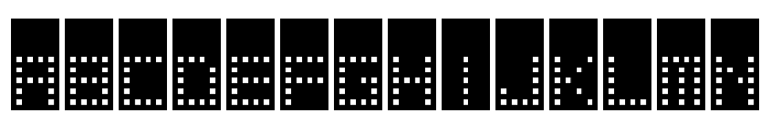 Tower Block Font UPPERCASE