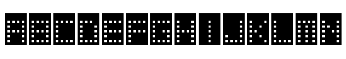 Tower Block Font LOWERCASE