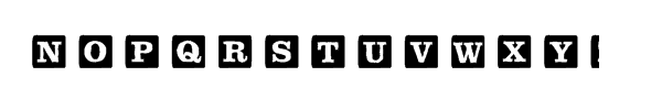 Toy Box Blocks Solid Font LOWERCASE