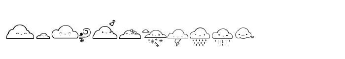 Toy Cloud Font LOWERCASE