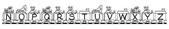 Toy Train Font LOWERCASE