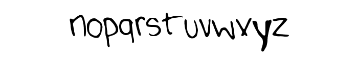 toriswriting Font LOWERCASE