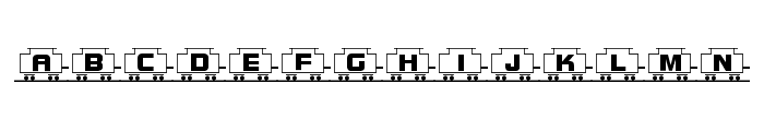 TQF_FreightTrain Font UPPERCASE