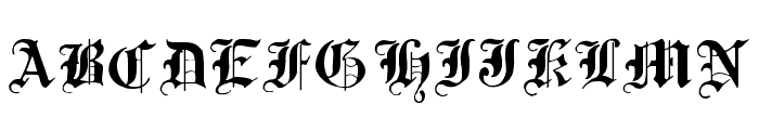 Traditional-Gothic--17th-c- Font UPPERCASE