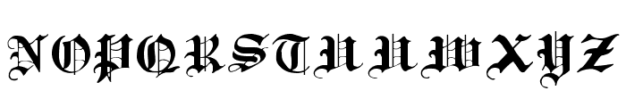 Traditional-Gothic--17th-c- Font LOWERCASE