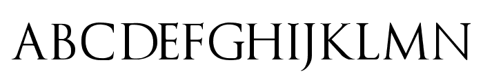 Trajanus Roman Font UPPERCASE