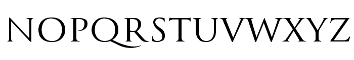 Trajanus Roman Font LOWERCASE