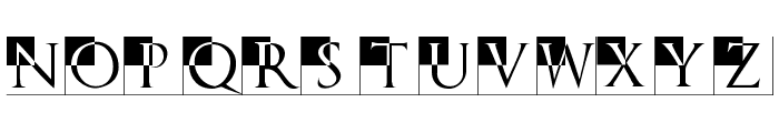 TrajanusBricksXtra Font LOWERCASE