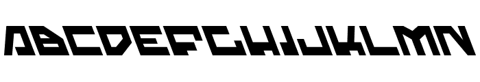 Trajia Leftalic Font LOWERCASE