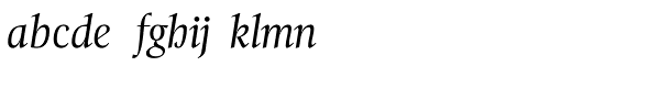 Tramuntana 1 Subhead Pro Italic Font LOWERCASE