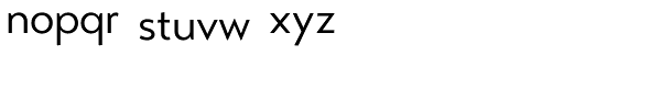 Transat Standard Font LOWERCASE