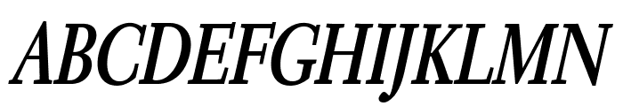 Transit Condensed BoldItalic