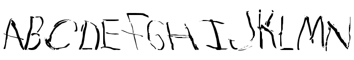 Travesty Font UPPERCASE
