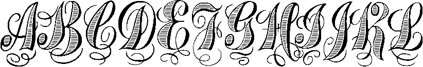 Treasury Font UPPERCASE