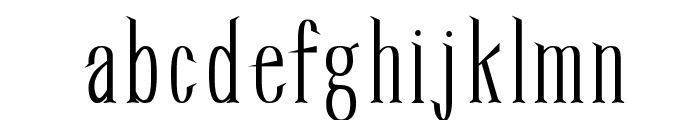 TreeFTR Font LOWERCASE