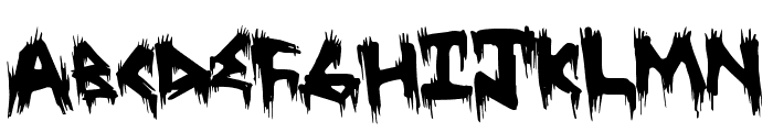 TreehausHorror Font UPPERCASE