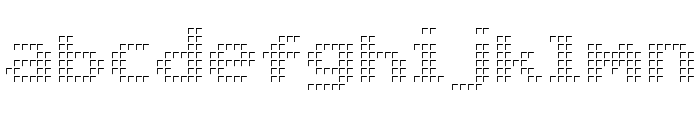 Triad Font LOWERCASE