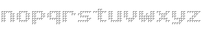 Triad Font LOWERCASE