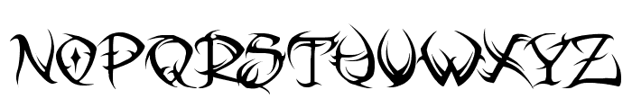Tribal Two Font UPPERCASE