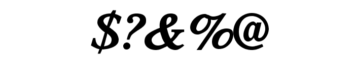 TribunADFStd-BoldItalic Font OTHER CHARS