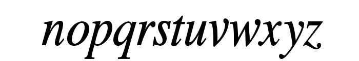 TribunADFStd-CondItalic Font LOWERCASE