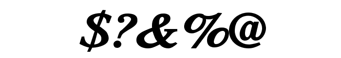 TribunADFStd-ExtraBoldItalic Font OTHER CHARS