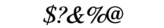 TribunADFStd-MediumItalic Font OTHER CHARS