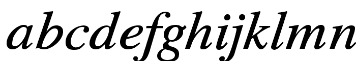 TribunADFStd-MediumItalic Font LOWERCASE