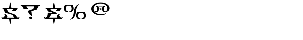 Trillium-Regular Font OTHER CHARS