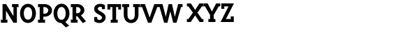 Triplex Serif OT Bold Font UPPERCASE