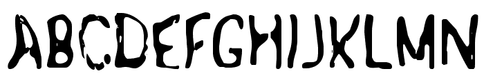 Tripping On Acid Font UPPERCASE