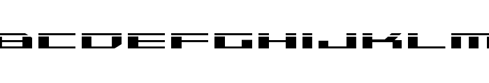 Trireme Laser Font LOWERCASE