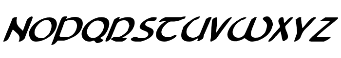 Tristram Bold Italic Font LOWERCASE