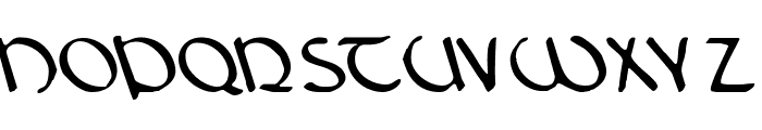 Tristram Leftalic Font UPPERCASE