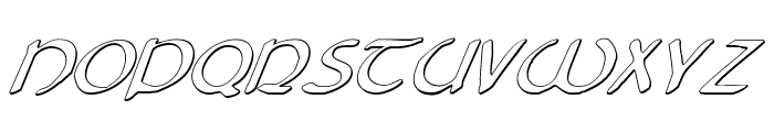 Tristram Shadow Italic Font UPPERCASE