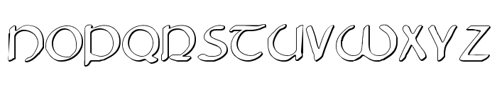 Tristram Shadow Font UPPERCASE